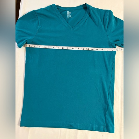 H&M Basic T Shirt Heather Gray Organic Cotton Blend Size Medium - Picture 3 of 5